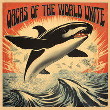 Load image into Gallery viewer, Orcas Unite Unisex Tri-Blend Tee