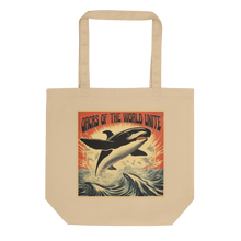 Load image into Gallery viewer, Orcas Unite Eco Tote Bag
