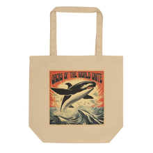 Load image into Gallery viewer, Orcas Unite Eco Tote Bag