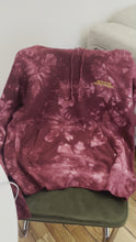 Load and play video in Gallery viewer, Embroidered QQ Champion Tie Dye Hoodie
