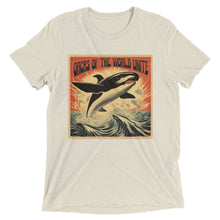 Load image into Gallery viewer, Orcas Unite Unisex Tri-Blend Tee