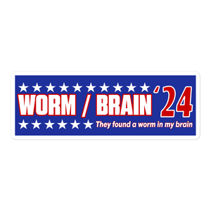 Worm / Brain '24 Sticker