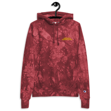 Load image into Gallery viewer, Embroidered QQ Champion Tie Dye Hoodie

