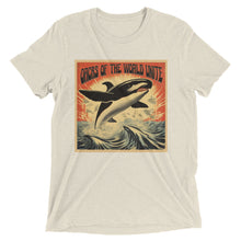 Load image into Gallery viewer, Orcas Unite Unisex Tri-Blend Tee
